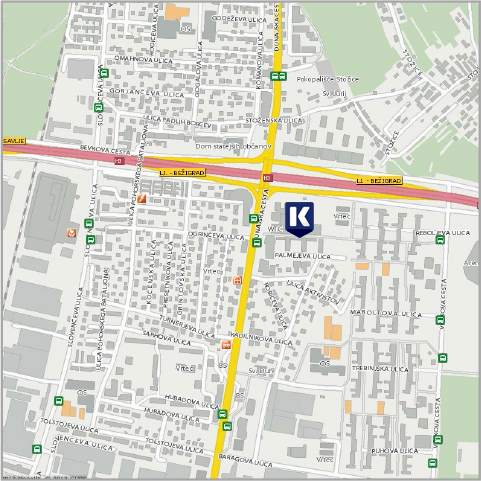 Kazas zemljevid